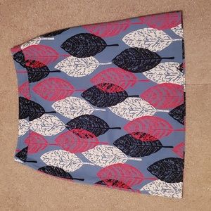 Boden Women's Leaf Print Lined A-Line Pencil Skirt